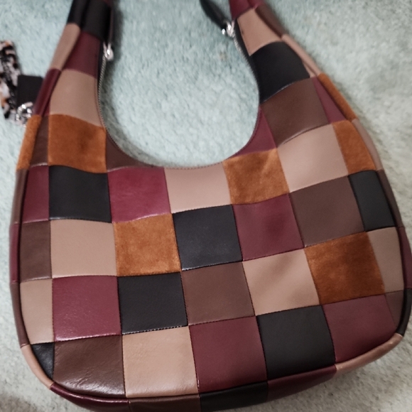 Coach Alter Ego Crescent Shoulder Bag patchwork multi 2 - Picture 6 of 7